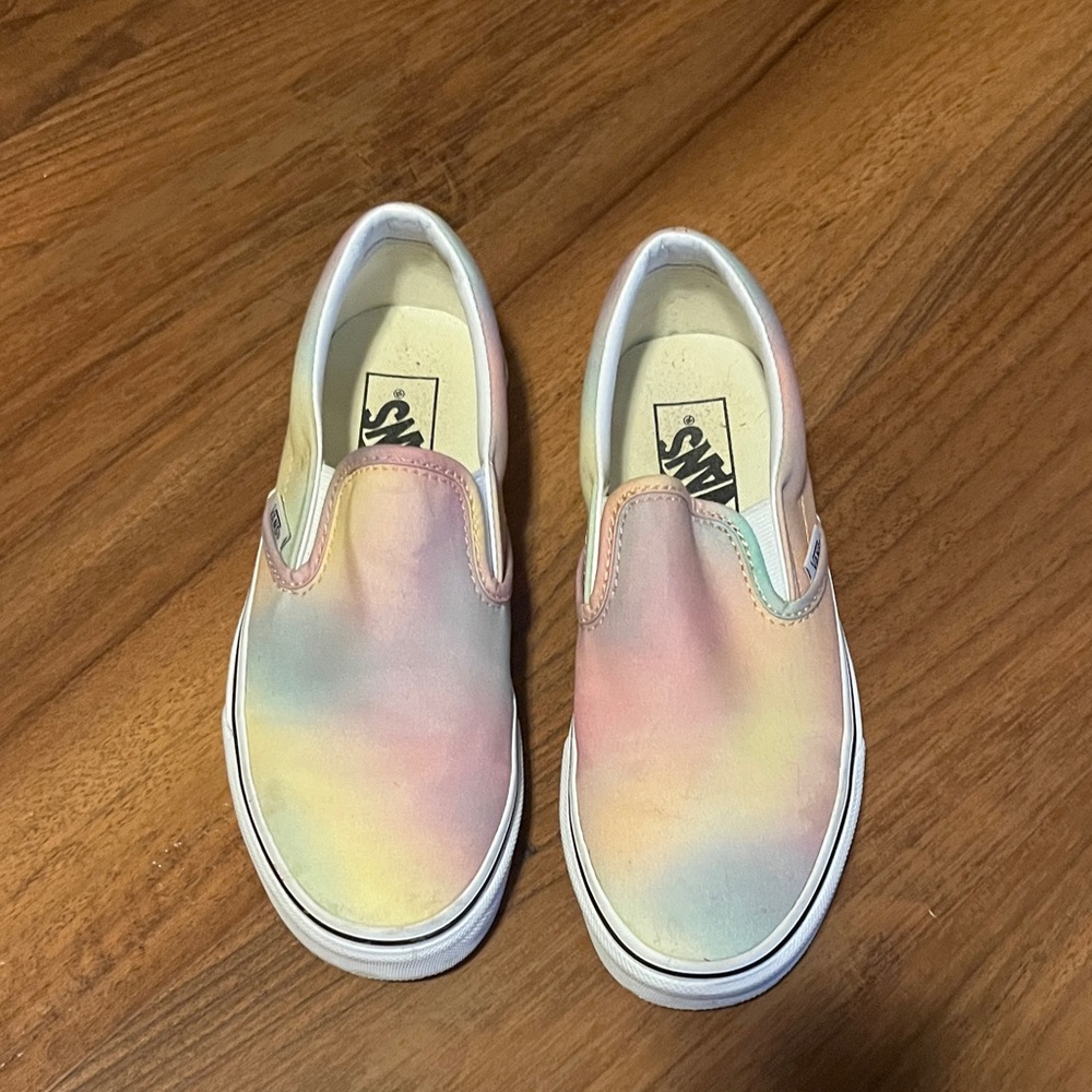 Vans Women’s Slip-On Sneakers - Pastel Multicolor